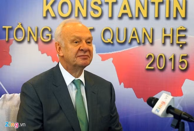 Đại sứ Liên bang Nga tại Việt NamKonstantin Vnukov. Ảnh:Phan Anh Đại sứ Liên bang Nga tại Việt NamKonstantin Vnukov. Ảnh:Phan Anh