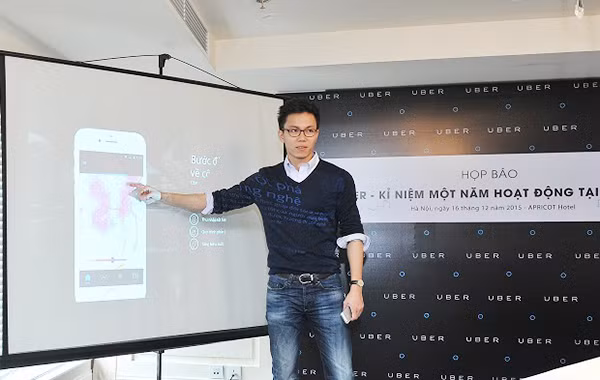 Ông Đặng Việt Dũng, Giám đốc Uber Việt Nam, chia sẻ về hoạt động của Uber thời gian qua và kế hoạch thời gian tới Ông Đặng Việt Dũng, Giám đốc Uber Việt Nam, chia sẻ về hoạt động của Uber thời gian qua và kế hoạch thời gian tới