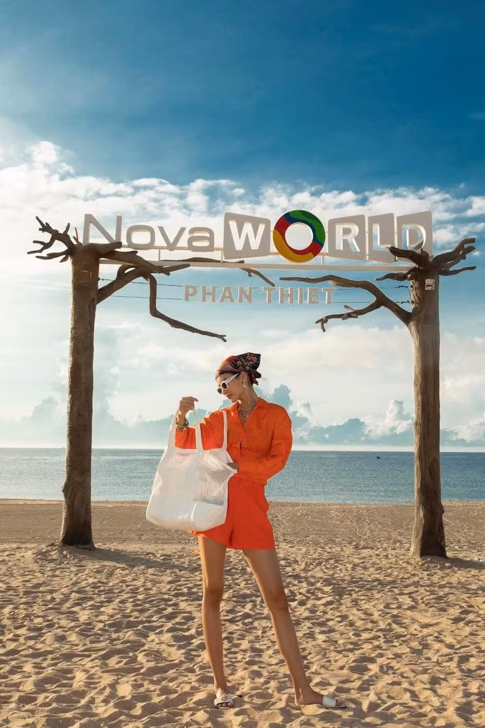 Cao Thiên Trang cho biết, khi đến với NovaWorld Phan Thiet, chắc chắn các bạn sẽ không thiếu hình đẹp đem về