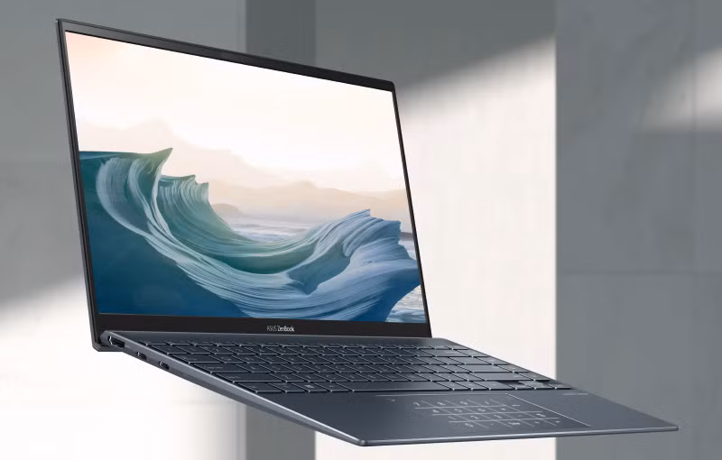 Màn hình Asus Zenbook 14 cho màu sắc hiển thị chính xác (Ảnh: PC Mag) Màn hình Asus Zenbook 14 cho màu sắc hiển thị chính xác (Ảnh: PC Mag)