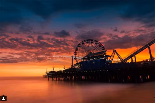 Công viên giải trí Santa Monica Pier, California, Mỹ. Công viên giải trí Santa Monica Pier, California, Mỹ.