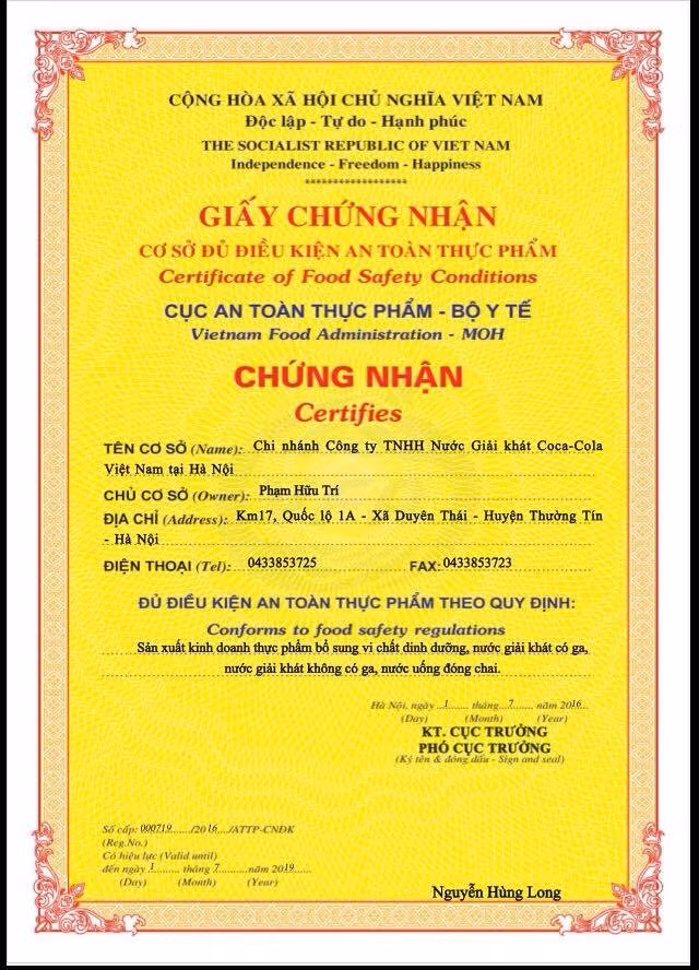Dừng lưu thông sản phẩm Coca Cola, cục An toàn thực phẩm nhận sai ảnh 2