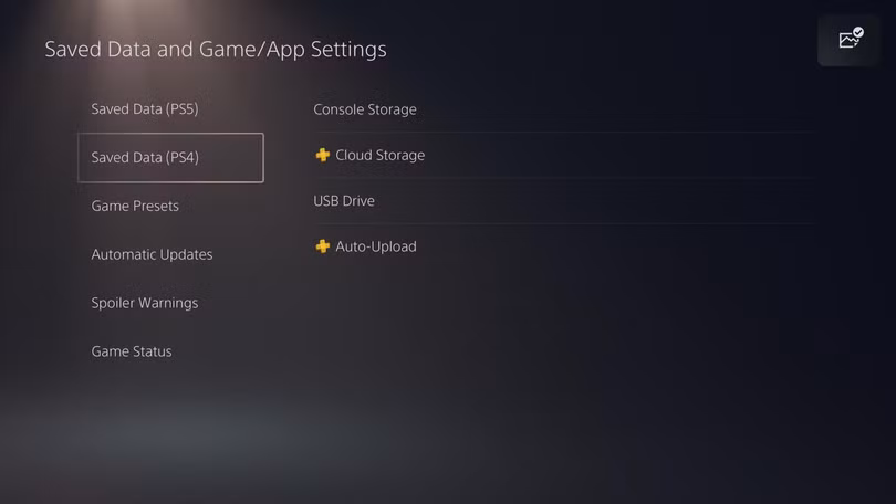Chuyển dữ liệu trên PS4 sang PS5 bằng USB (Ảnh: Tech Radar) Chuyển dữ liệu trên PS4 sang PS5 bằng USB (Ảnh: Tech Radar)