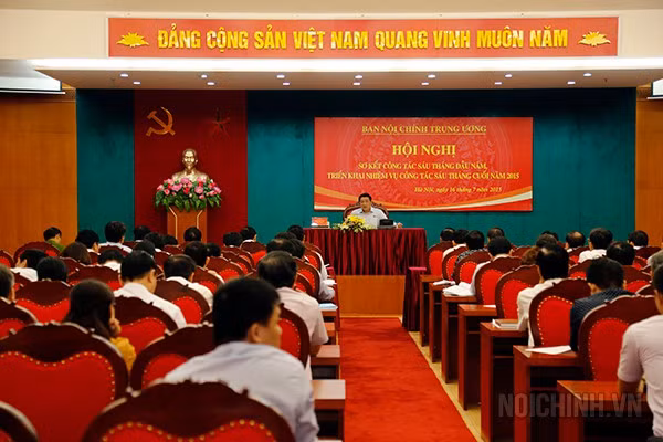 Toàn cảnh Hội nghị của Ban Nội chính Trung Ương Toàn cảnh Hội nghị của Ban Nội chính Trung Ương
