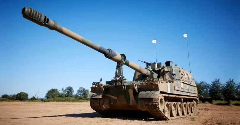 Pháo tự hành K9A1 do công ty Hanwha Defense của Hàn Quốc chế tạo (Ảnh: The Drive)