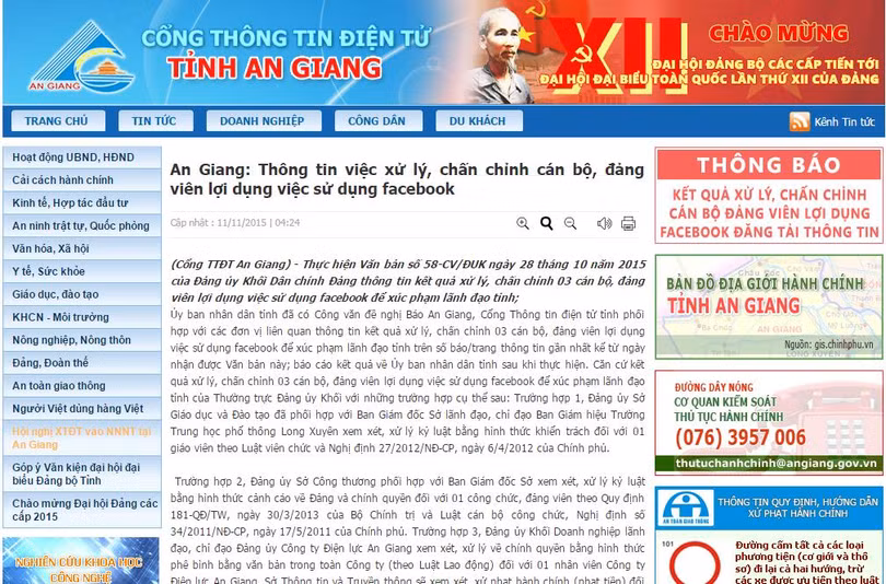 Vụ “Bị phạt vì nói xấu lãnh đạo tỉnh An Giang”: Chê một câu, 16 cơ quan cùng vào cuộc