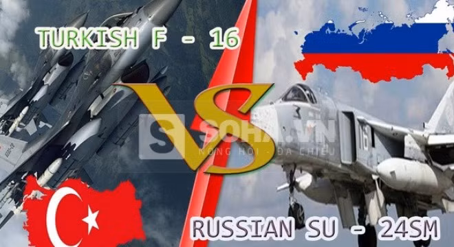 F-16 Thổ Nhĩ Kỳ đã phục kích để bắn Su-24M của Nga như thế nào?