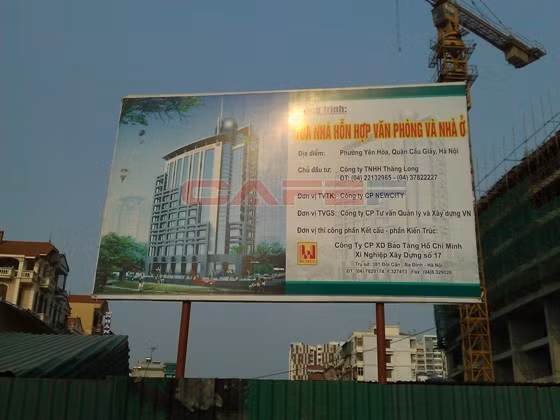 Chuyển công an hồ sơ dự án chung cư Yên Hòa - Thăng Long