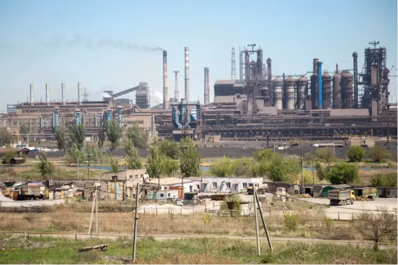 Mariupol, Ukraine - 1/5/2018: Toàn cảnh nhà máy luyện kim Azovstal (Ảnh: Business Insider) Mariupol, Ukraine - 1/5/2018: Toàn cảnh nhà máy luyện kim Azovstal (Ảnh: Business Insider)