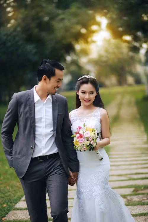 Nhan sắc của người vợ trẻ thiếu may mắn có thể là một trong những giọt nước mắt của truyền thông.