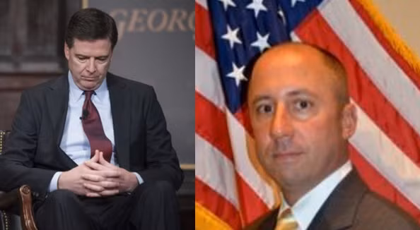 Giám đốc FBI James Comey (bên trái) và ông Reynaldo Tariche.