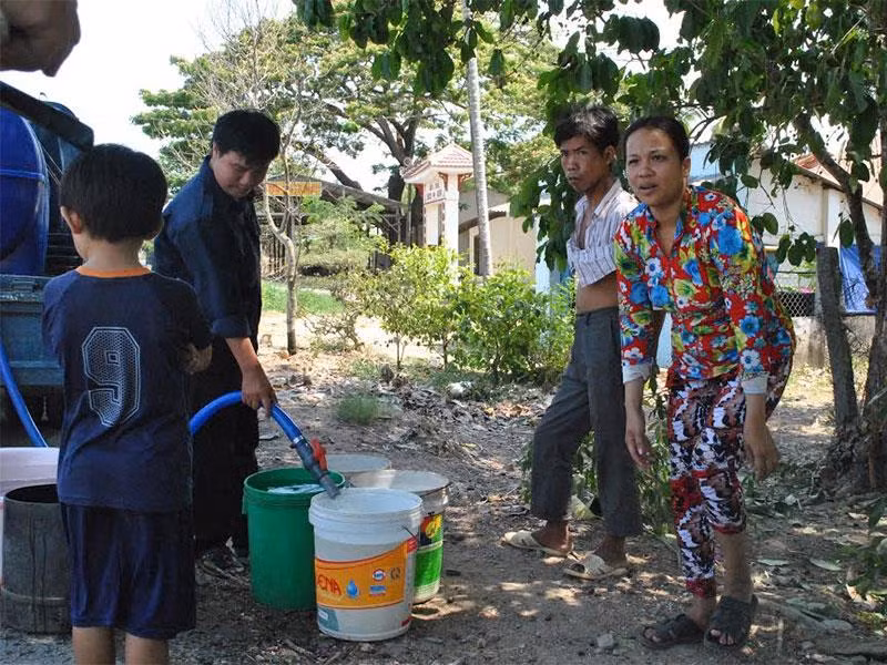 TP Rạch Giá (Kiên Giang) đang đứng trước đợt "khủng hoảng nước ngọt" nghiêm trọng