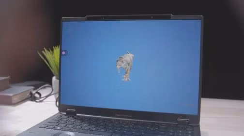Bản demo Spatial Vision chạy trên ProArt Studiobook sắp ra mắt (Ảnh: The Verge)