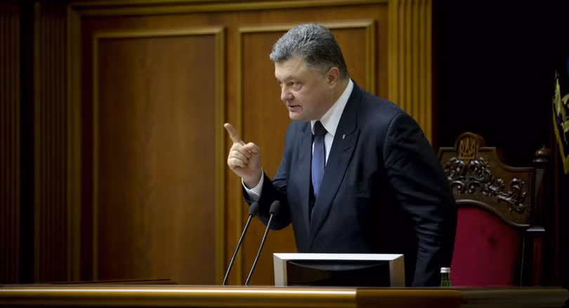 Ông Poroshenko.