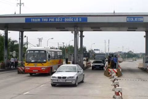 Trạm thu phí số 2 quốc lộ 5. Ảnh: Internet