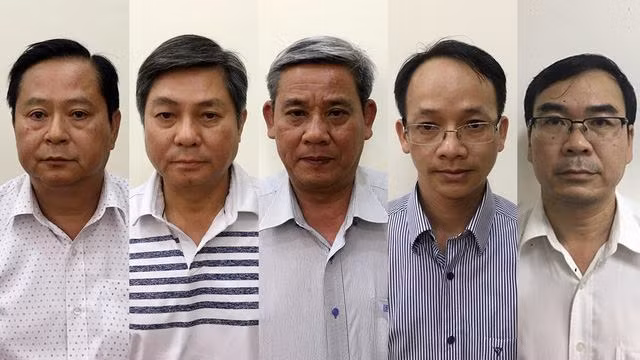 5 bị can vừa bị khởi tố. Nguồn: Bộ Công an