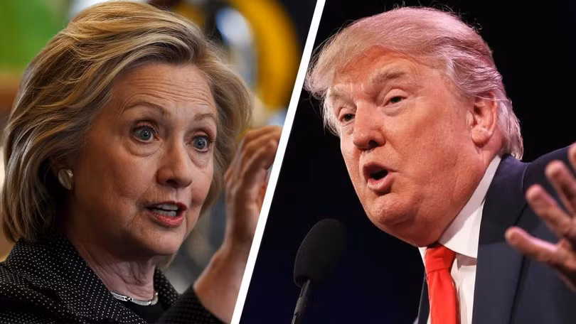 Hai đối thủ của đảng Dân Chủ và đảng Cộng hòa Hillary Clinton - Donald Trump.