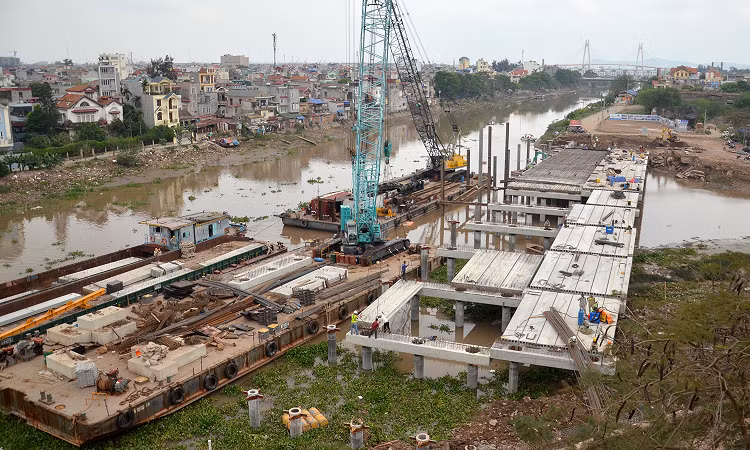 Hải Phòng: Một doanh nghiệp lập kỷ lục xây cầu bê tông vĩnh cửu trong 50 ngày ảnh 8