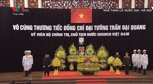 Bắt đầu Lễ Quốc tang Chủ tịch nước Trần Đại Quang. Nguồn: Dân trí