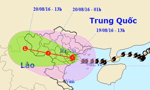 Bão đi vào đất liền, Hà Nội mưa lớn, gió giật cấp 9 ảnh 2 Bão đi vào đất liền, Hà Nội mưa lớn, gió giật cấp 9 ảnh 2