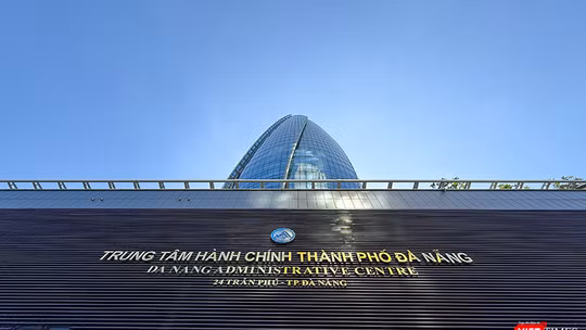 Trung tâm hành chính TP Đà Nẵng. Ảnh XM.