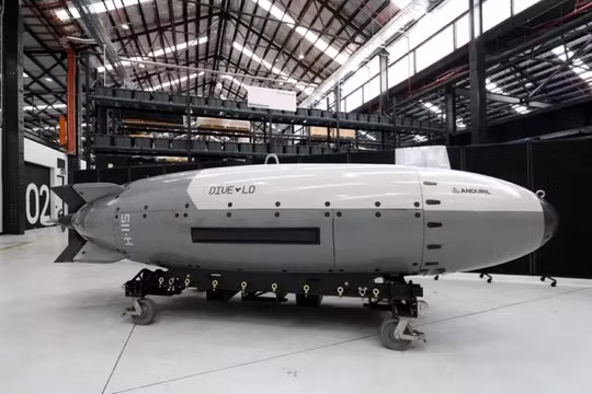  Tàu ngầm không người lái (UUV) Dive-LD của Hải quân Mỹ bị rơi vào tay Iran. Ảnh: Reuters.