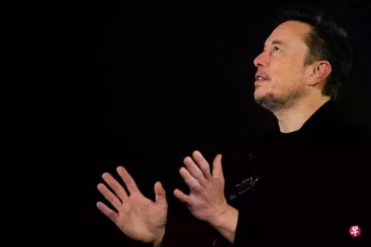 Chỉ sau hơn một tháng, tài sản của Elon Musk đã "bốc hơi" một nửa. Ảnh: Zaobao.