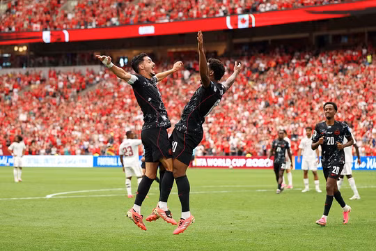 Tuyển Canada đã giành chiến thắng 6-0 trước Qatar trên sân nhà nhưng không thật trọn vẹn do hai cầu thủ bị chấn thương. Ảnh: Getty.