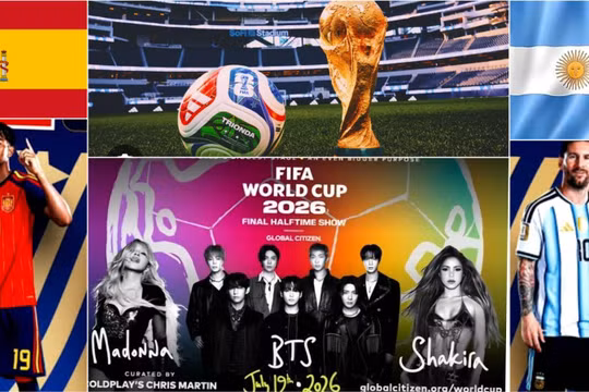 Trận chung kết giữa Argentina và Tây Ban Nha sẽ biến thành show diễn tổng hợp với bóng đá, bóng đá, thậm chí phát biểu của Tổng thống Trump. Ảnh: Globalnewsmakers.