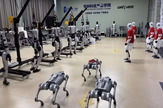 Unitree chưa chứng minh được "robot có thể tạo ra một thị trường công nghiệp đại trà và lợi nhuận khổng lồ" là một nguyên nhân khiến cổ phiếu lao dốc. Ảnh: Sohu.