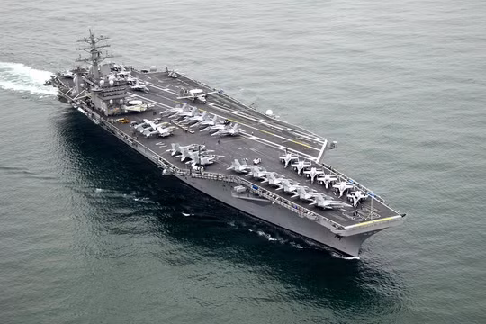 Tàu sân bay Mỹ USS Nimitz (CVN-68) đã vào biển Caribe giữa lúc quan hệ Mỹ-Cuba căng thẳng. Ảnh: Wiki.