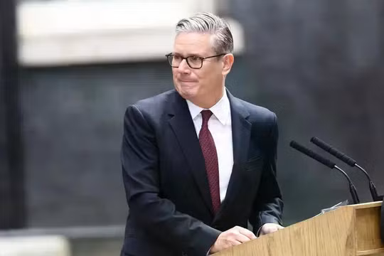 Thủ tướng Anh Keir Starmer đã tuyên bố từ chức do áp lực chính trị. Ảnh: Reuters.