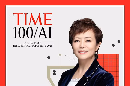 Lý Kha được tạp chí Time chọn vào Top 110 nhân vật có ảnh hưởng nhất trong lĩnh vực AI năm 2026. Ảnh: Sohu.