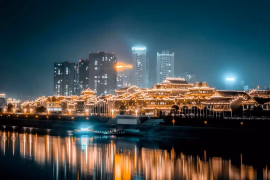 Đại Dung cổ thành ở Trương Gia Giới. Ảnh: HK01.