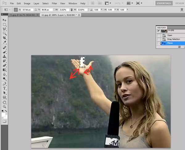 Hướng dẫn cắt ghép ảnh trong Photoshop đơn giản ảnh 5 Hướng dẫn cắt ghép ảnh trong Photoshop đơn giản ảnh 5