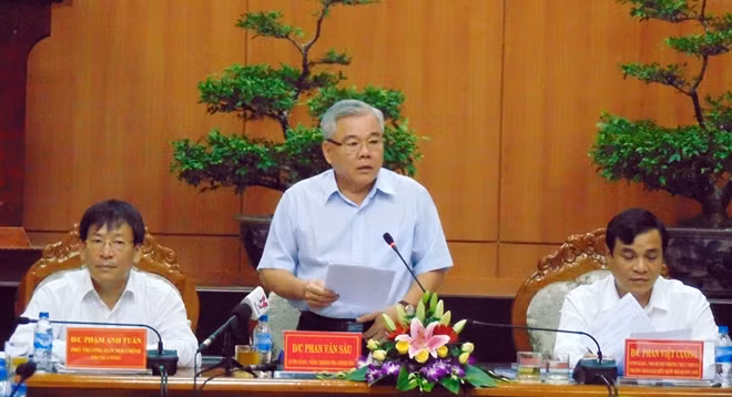 Ông Phan Văn Sáu, Tổng Thanh tra Chính phủ, Trưởng Đoàn công tác số 6