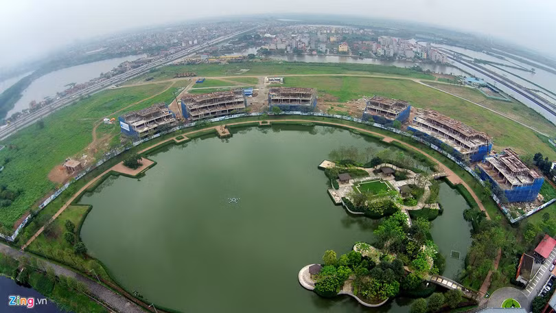Khu vực Công viên Yên Sở, quận Hoàng Mai - Ảnh: Zing.