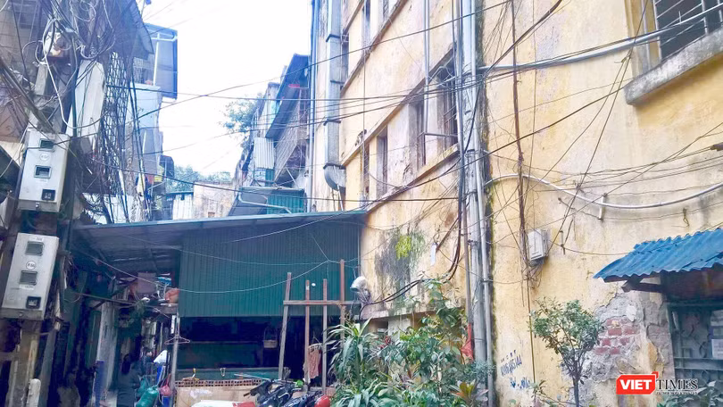 Khu chung cư 4 tầng A1, A2 Giảng Võ. (Ảnh minh họa)