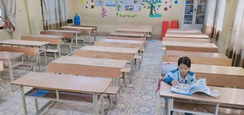 Lớp học chỉ có duy nhất một học sinh 