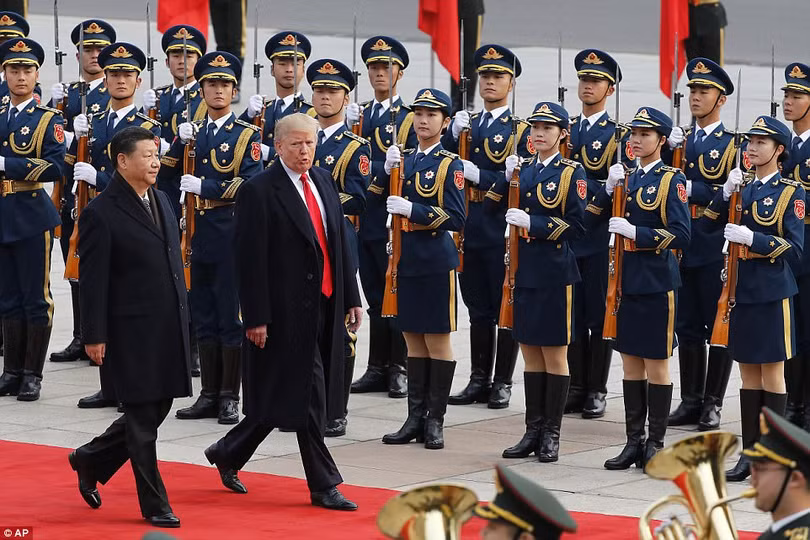 Trung Quốc trải thảm đỏ và ‘núi thỏa thuận’ 250 tỷ USD đón ông Trump ảnh 5