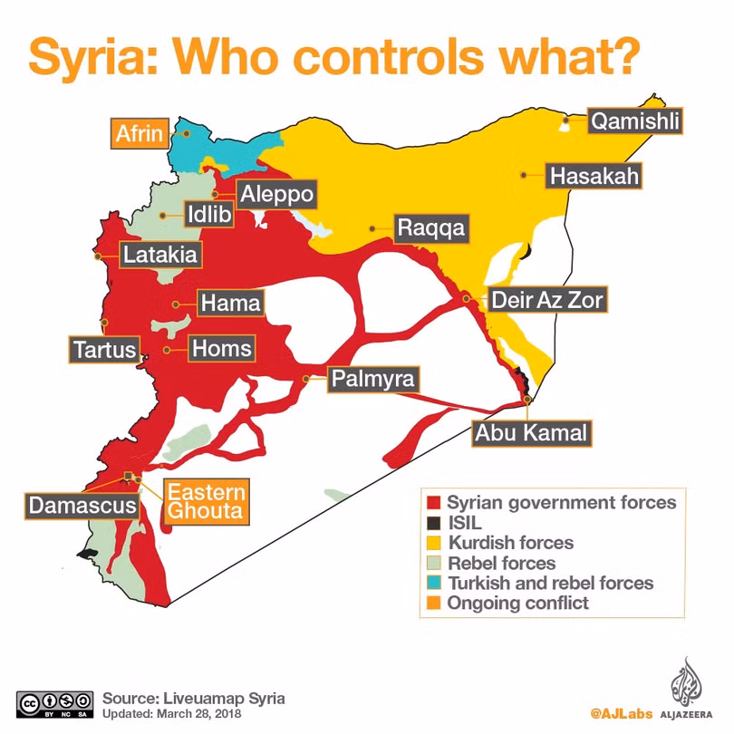 Syria "thập diện mai phục": 5 cuộc chiến nổi bật ảnh 2