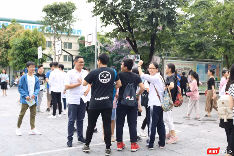 Thí sinh dự thi THPT quốc gia 2019. Ảnh: Minh Thúy