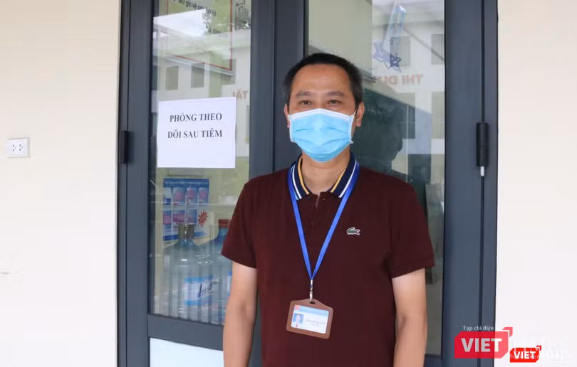 Ông Phan Hùng Nam – Chủ tịch UBND phường Cống Vị, quận Ba Đình (Ảnh - Minh Thuý) Ông Phan Hùng Nam – Chủ tịch UBND phường Cống Vị, quận Ba Đình (Ảnh - Minh Thuý)