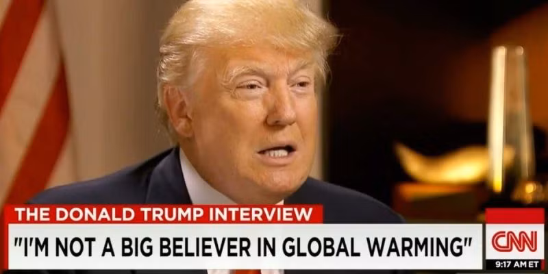 Tổng thống Trump đã rút Mỹ ra khỏi Hiệp định chống biến đổi khí hậu.