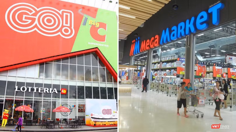 Hai chuỗi siêu thị lớn nhất là Big C và MM Mega Market thuộc sở hữu của doanh nghiệp Thái Lan Hai chuỗi siêu thị lớn nhất là Big C và MM Mega Market thuộc sở hữu của doanh nghiệp Thái Lan