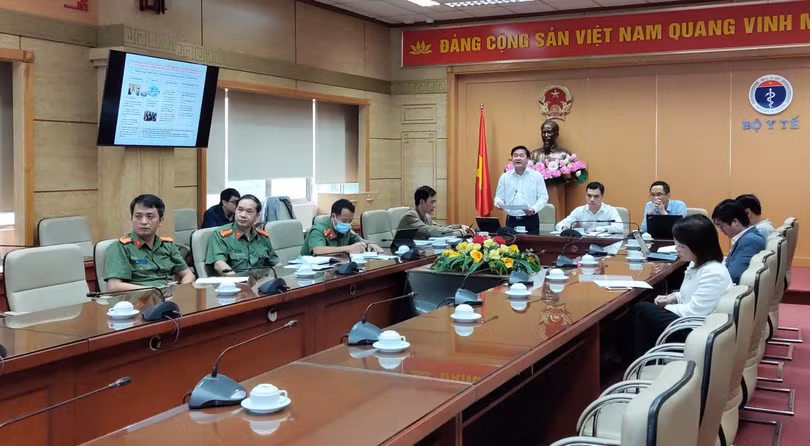Bộ Y tế tập huấn về phần mềm quản lý nhập cảnh để phòng, chống dịch COVID-19 (Ảnh: Minh Thuý) 