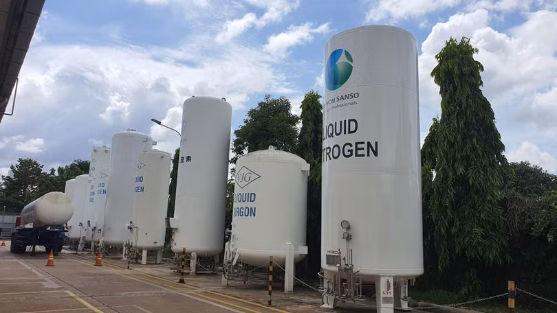 Cty NIPPON SANSO Việt Nam có thể thi công thiết bị và cung cấp được ngay oxy cho 9 cơ sở điều trị theo yêu cầu của Bộ Y tế (Ảnh – Văn Đạo)