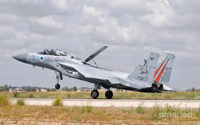 Máy bay F-15C của không quân Israel. Máy bay F-15C của không quân Israel.