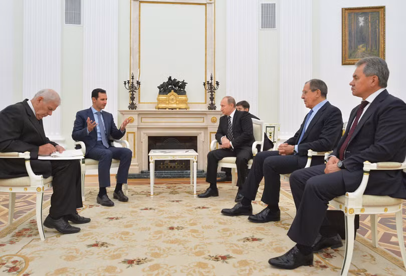 Tháng 9.2015, tổng thống Putin quyết định đưa quân can thiệp vào Syria để giúp ông Bashar al-Assad giữ vững chế độ. Đây là một bước ngoặt cho tình hình Trung Đông. Tháng 9.2015, tổng thống Putin quyết định đưa quân can thiệp vào Syria để giúp ông Bashar al-Assad giữ vững chế độ. Đây là một bước ngoặt cho tình hình Trung Đông.