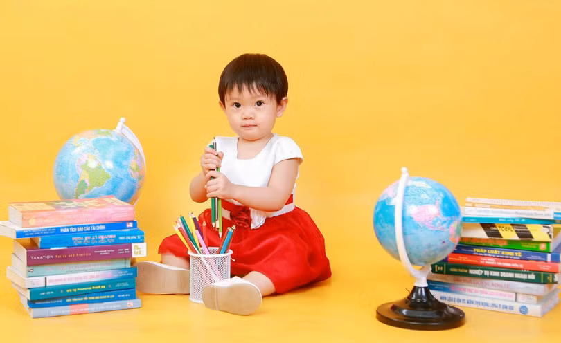 Bé Đậu Hà Lan - trái ngọt của gia đình Thượng úy Đậu Văn Dũng sau 14 năm hiếm muộn (Ảnh - BVCC)
